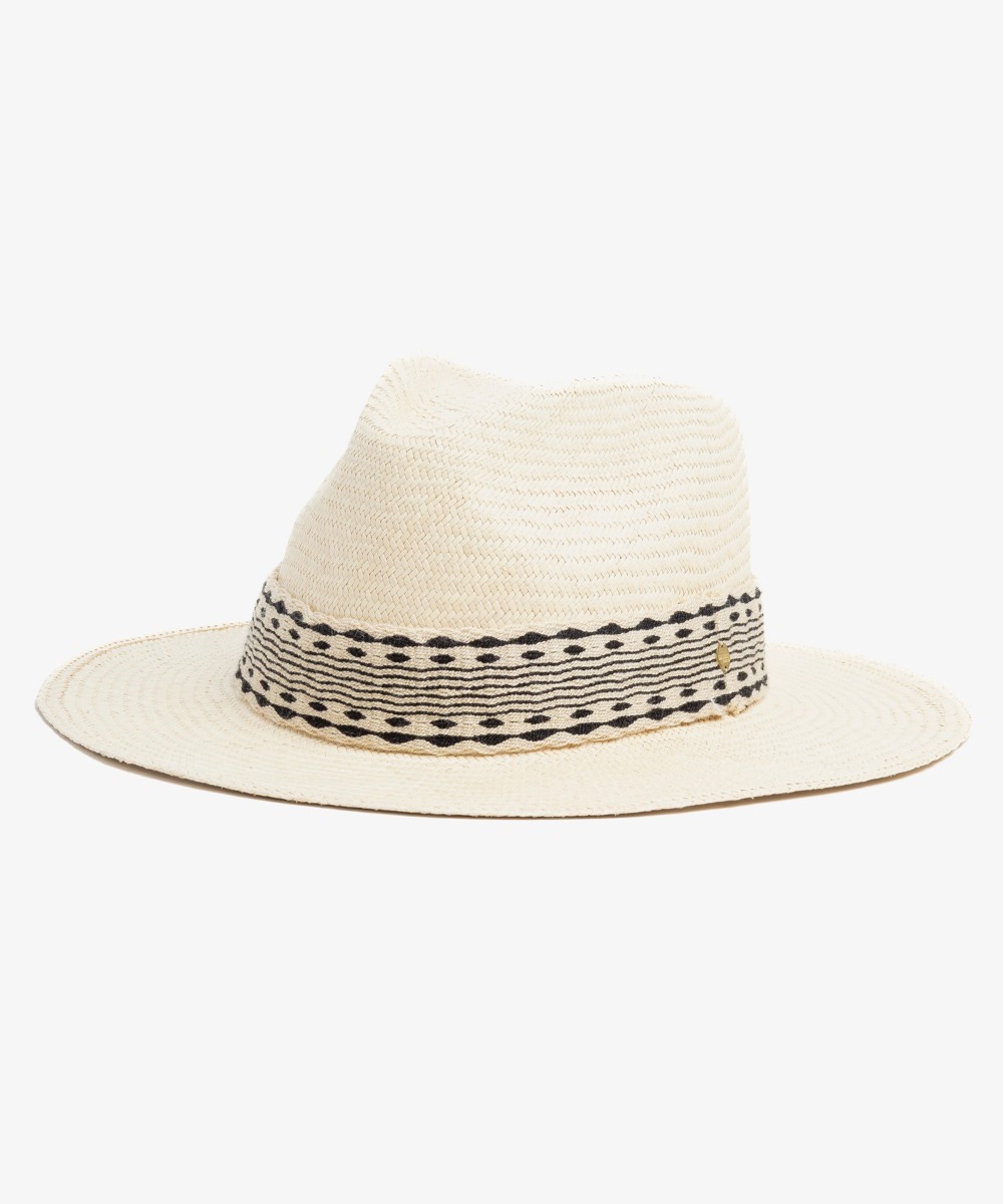 SOMBRERO PANAMA CON CINTA - BEIGE