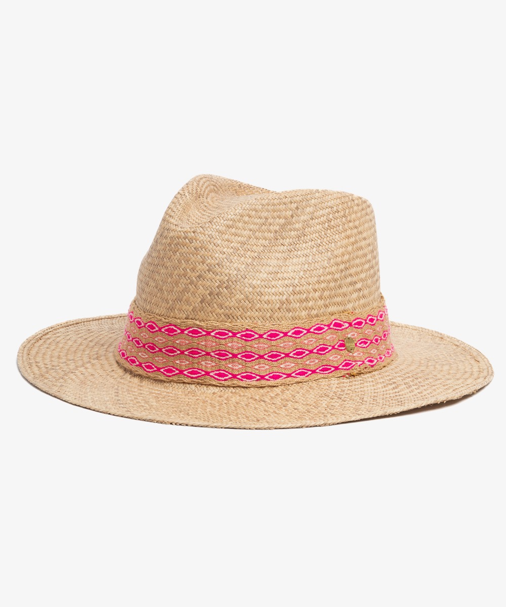 SOMBRERO PANAMA CON CINTA - CAMEL