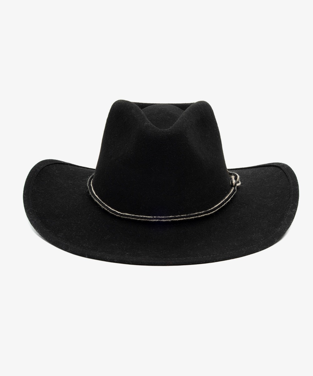 COWBOY FELT HAT 
BLACK
SIZE XL